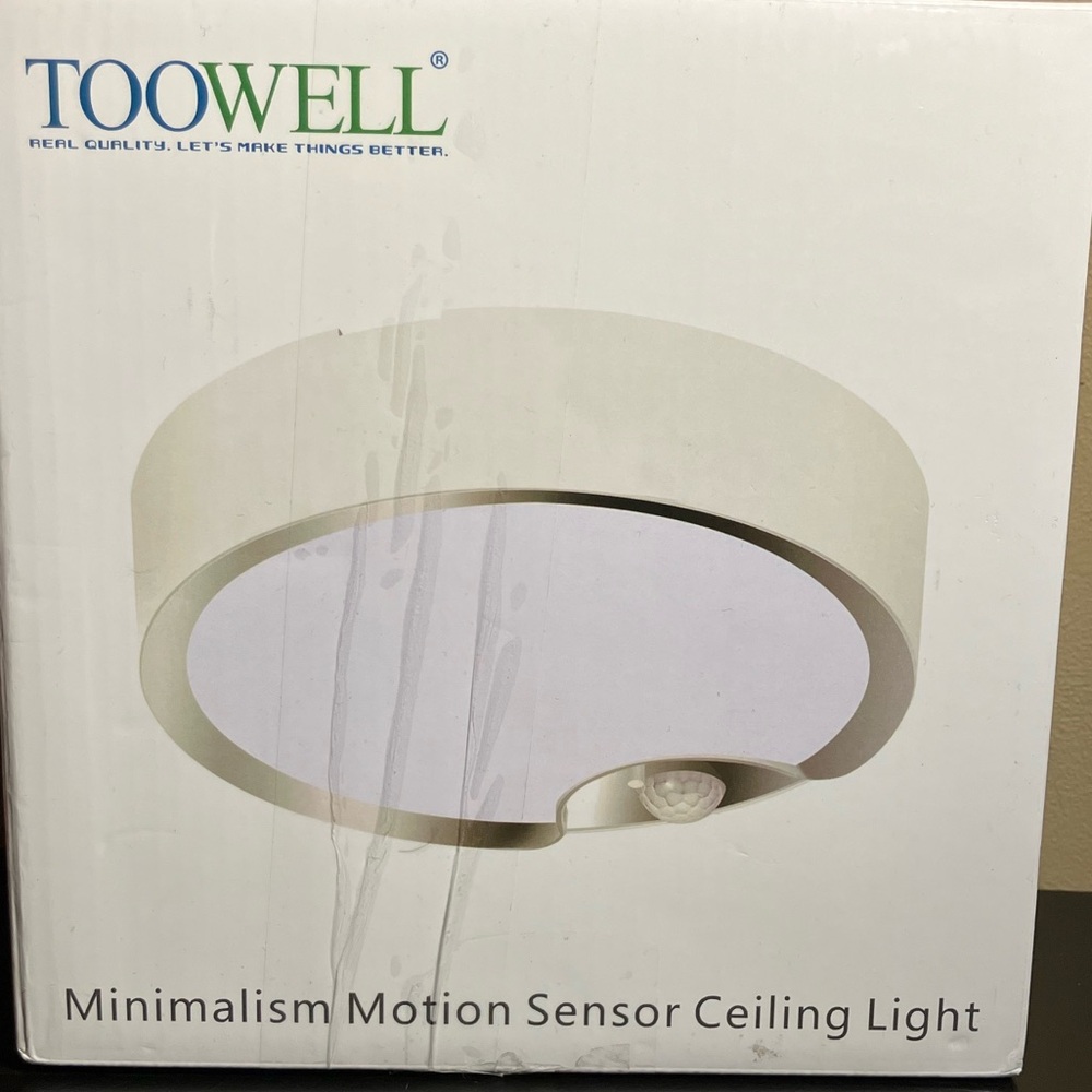 LED motion sensor light